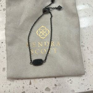 Kendra Scott Elaina Black Drusy Bracelet